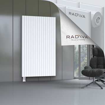 Oti Aluminium Radiator 2000x1180 White Bottom Left 50mm
