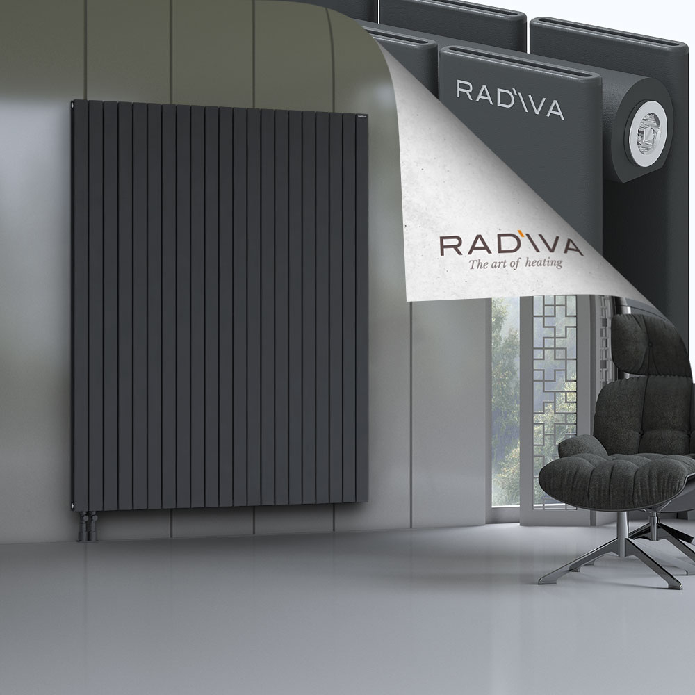 Oti Aluminium Radiator 2000x1550 Dark Anthracite - 4