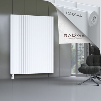 Oti Aluminium Radiator 2000x1550 White Bottom Left 50mm