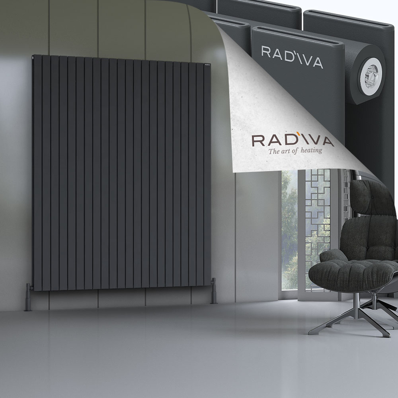 Oti Aluminium Radiator 2000x1624 Dark Anthracite 