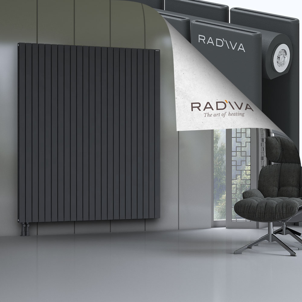 Oti Aluminium Radiator 2000x1698 Dark Anthracite - 4