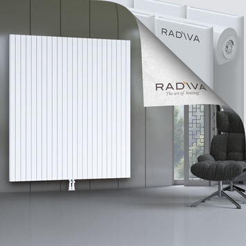 Oti Aluminium Radiator 2000x1772 White Bottom Middle 50mm