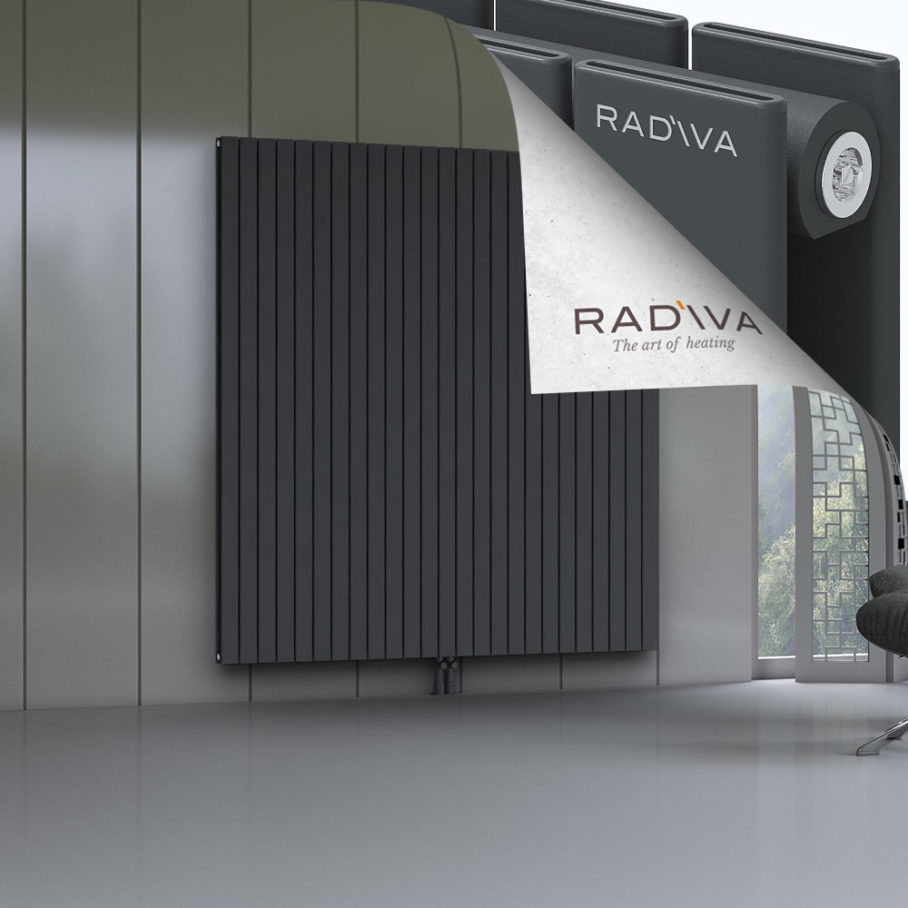 Oti Aluminium Radiator 2000x1846 Dark Anthracite - 2