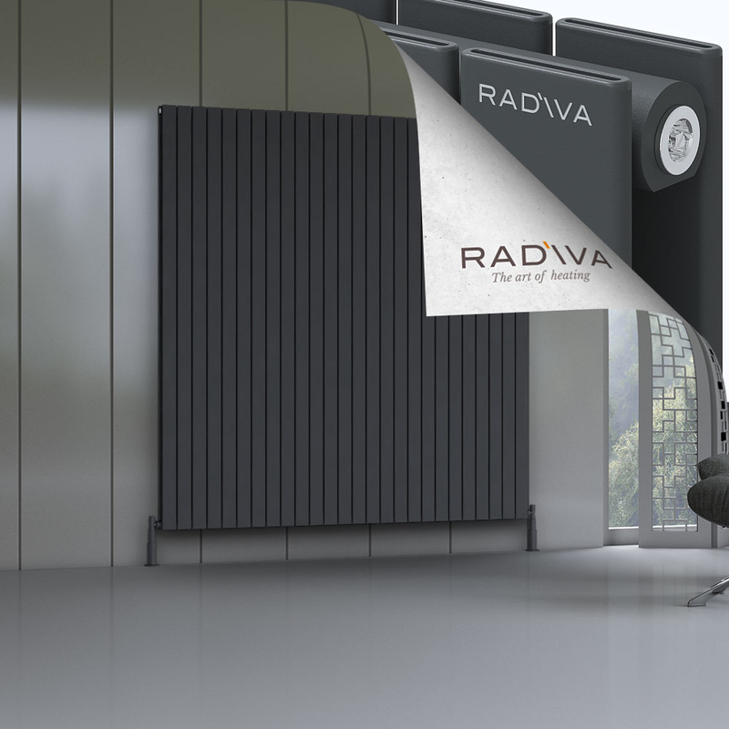 Oti Aluminium Radiator 2000x1920 Dark Anthracite 
