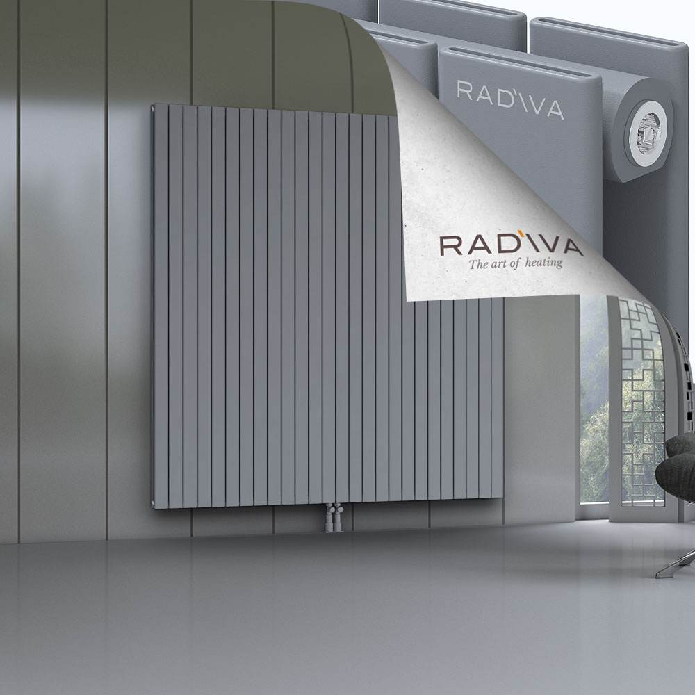 Oti Aluminium Radiator 2000x1920 Grey - 2