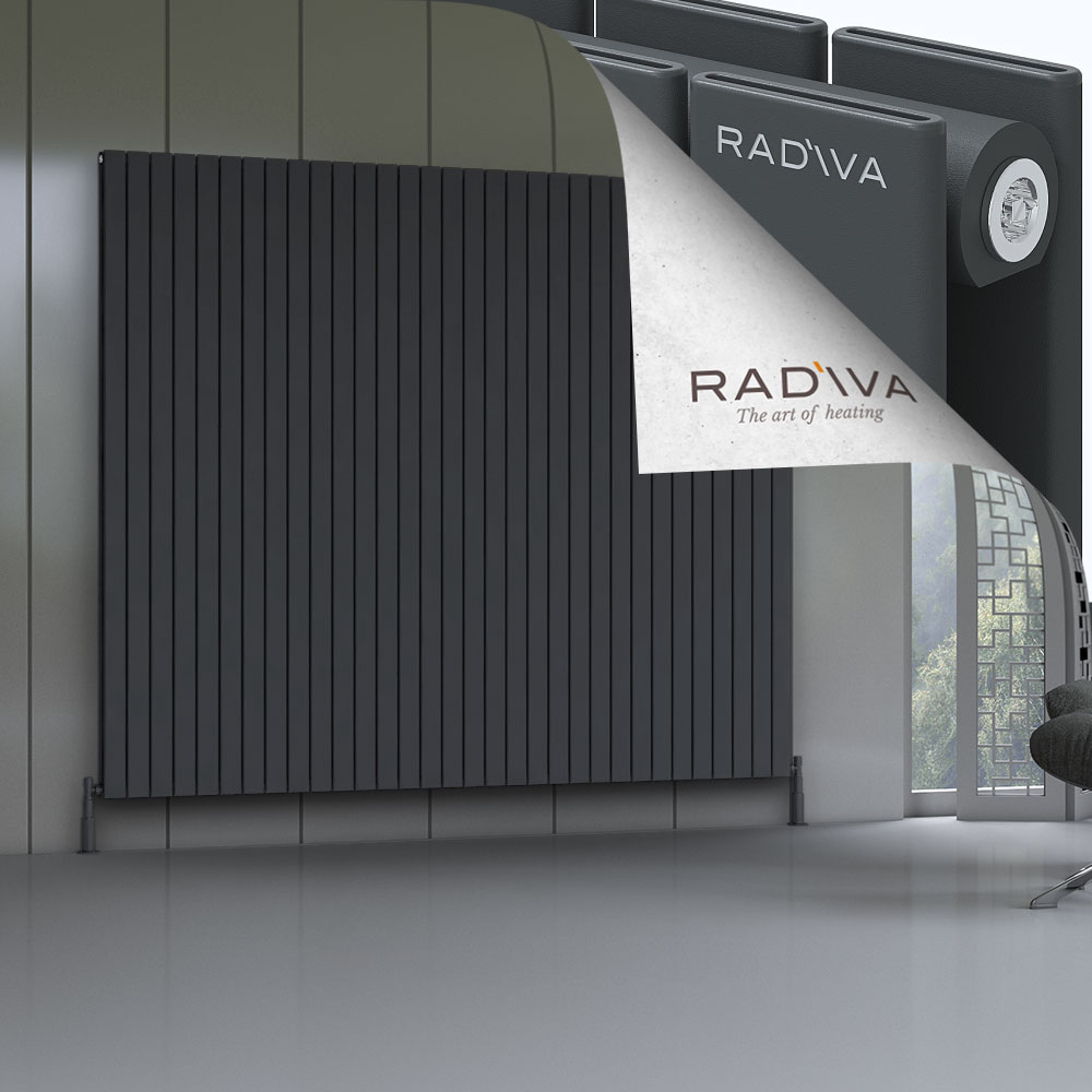 Oti Aluminium Radiator 2000x2364 Dark Anthracite - 1