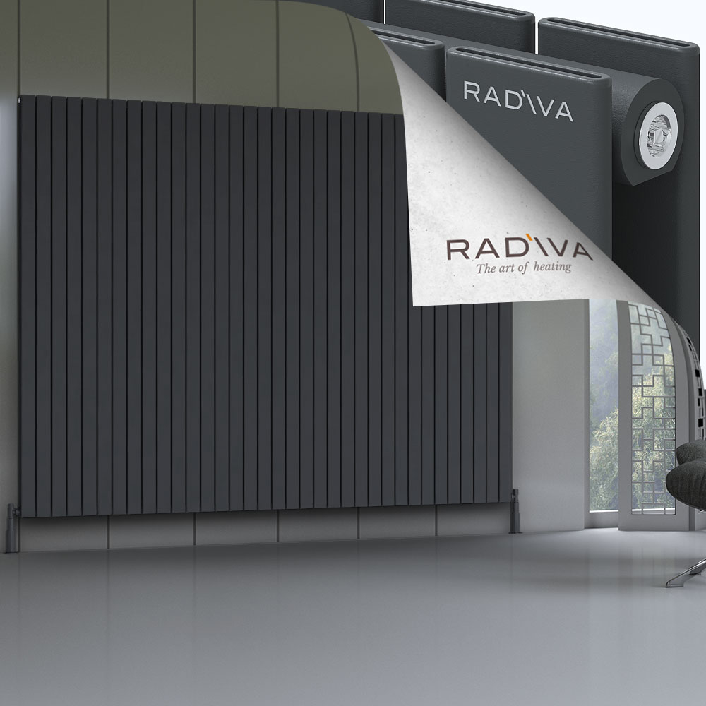 Oti Aluminium Radiator 2000x2586 Dark Anthracite - 1