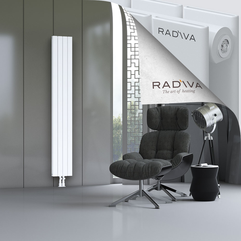 Oti Aluminium Radiator 2000x292 White - 2