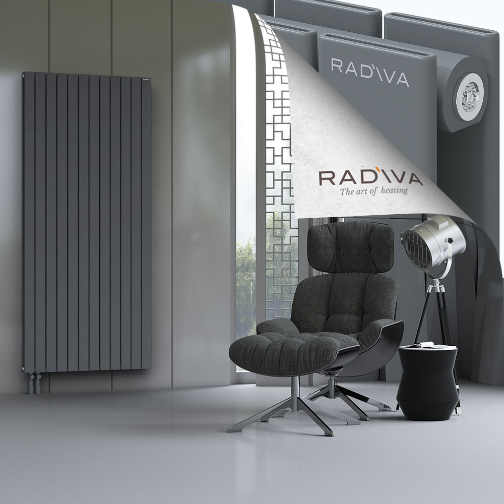 Oti Aluminium Radiator 2000x884 Anthracite - 4