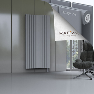 Oti Aluminium Radiator 2000x958 Grey Bottom Right 50mm