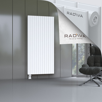 Oti Aluminium Radiator 2000x958 White Bottom Left 50mm