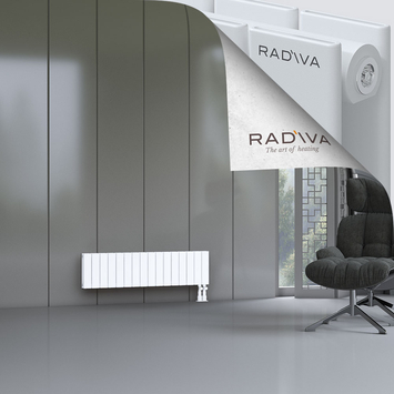 Oti Aluminium Radiator 300x1180 White Bottom Right 50mm