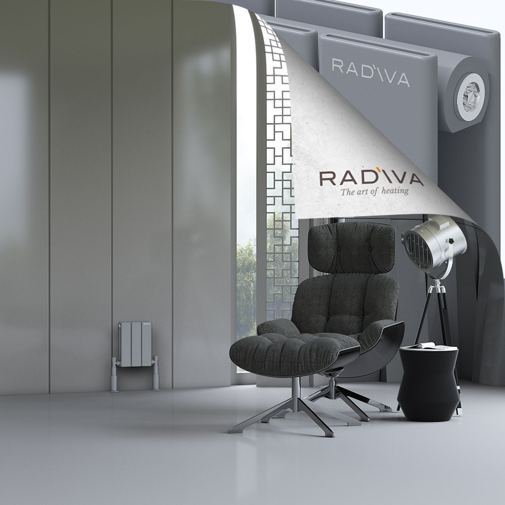 Oti Aluminium Radiator 300x218 Grey - 1