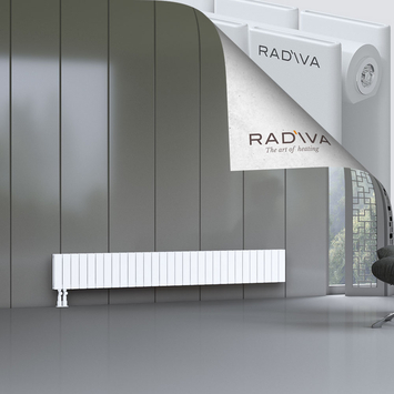 Oti Aluminium Radiator 300x2216 White Bottom Left 50mm