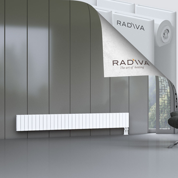 Oti Aluminium Radiator 300x2364 White Bottom Right 50mm