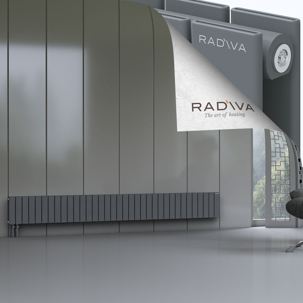 Oti Aluminium Radiator 300x2586 Anthracite - 4