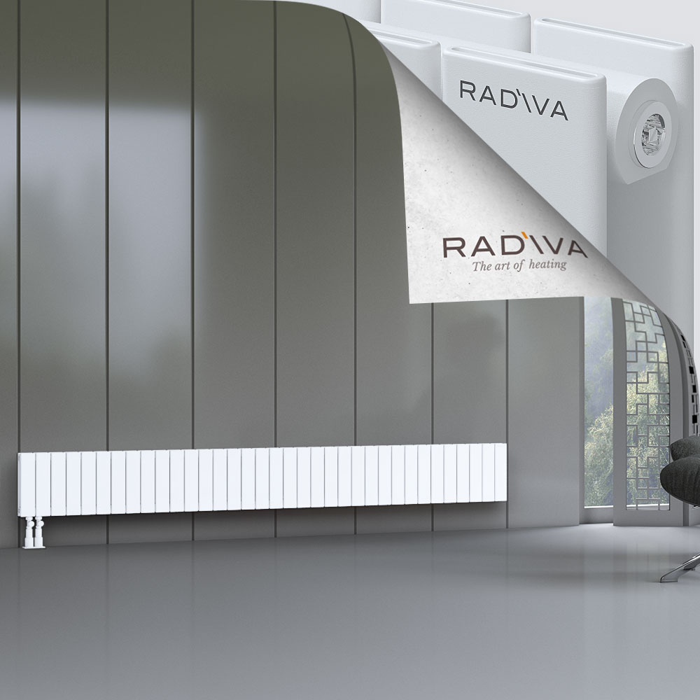 Oti Aluminium Radiator 300x2586 White - 4