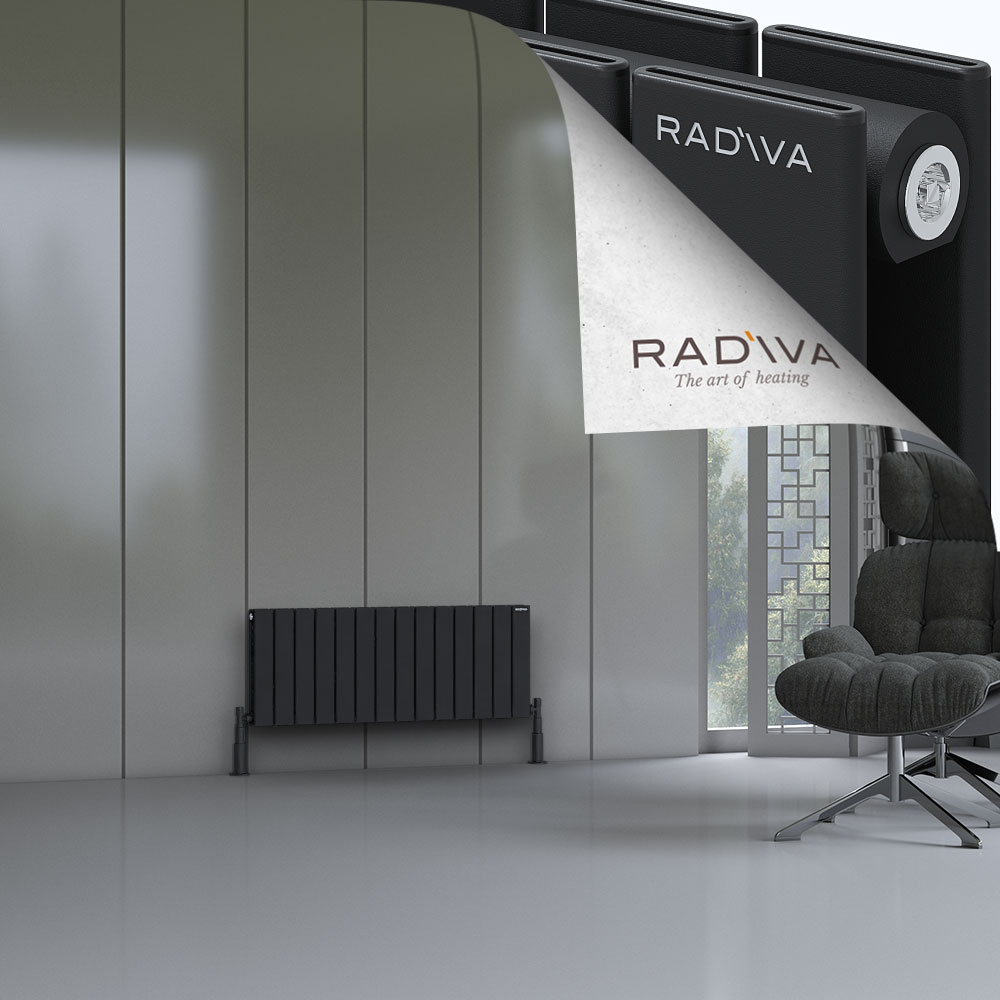 Oti Aluminium Radiator 400x1032 Black - 1