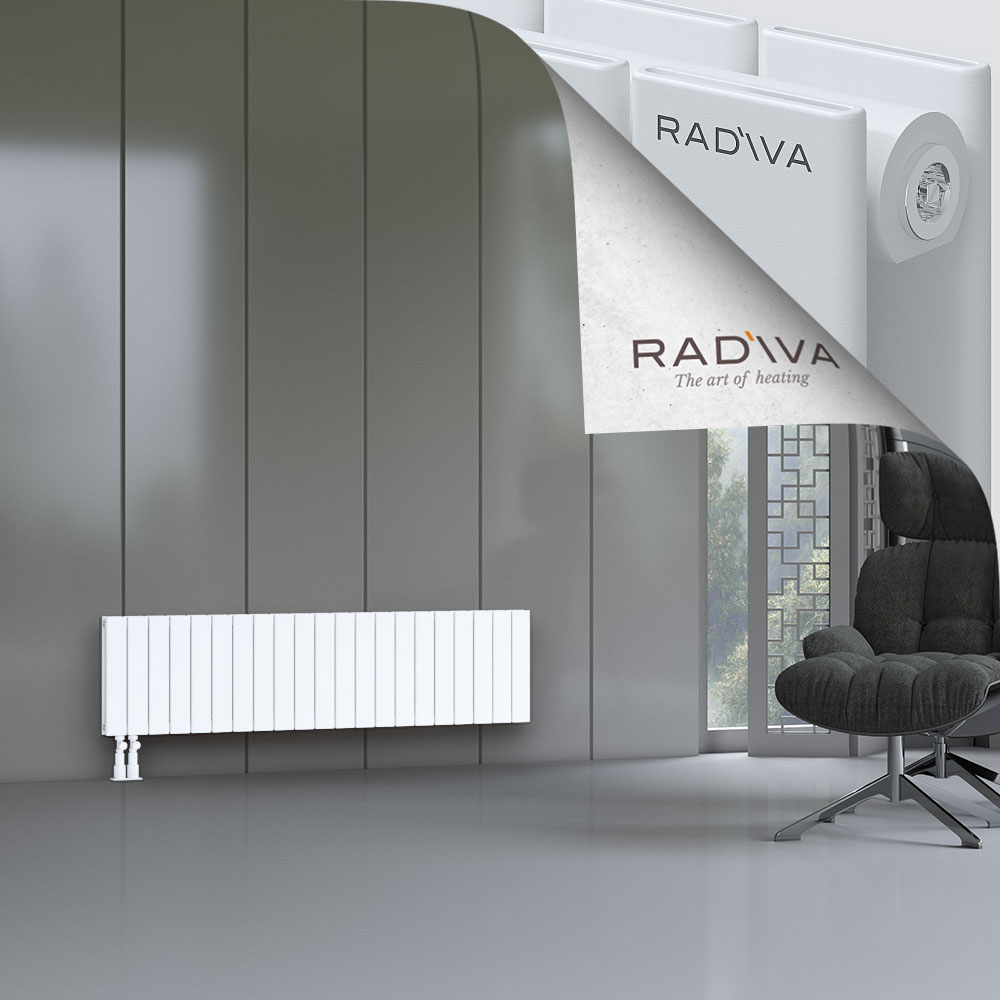 Oti Aluminium Radiator 400x1550 White - 4