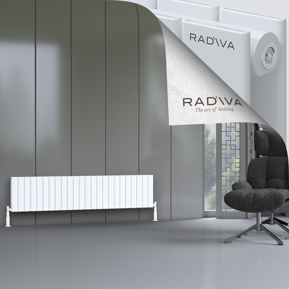 Oti Aluminium Radiator 400x1772 White - 1