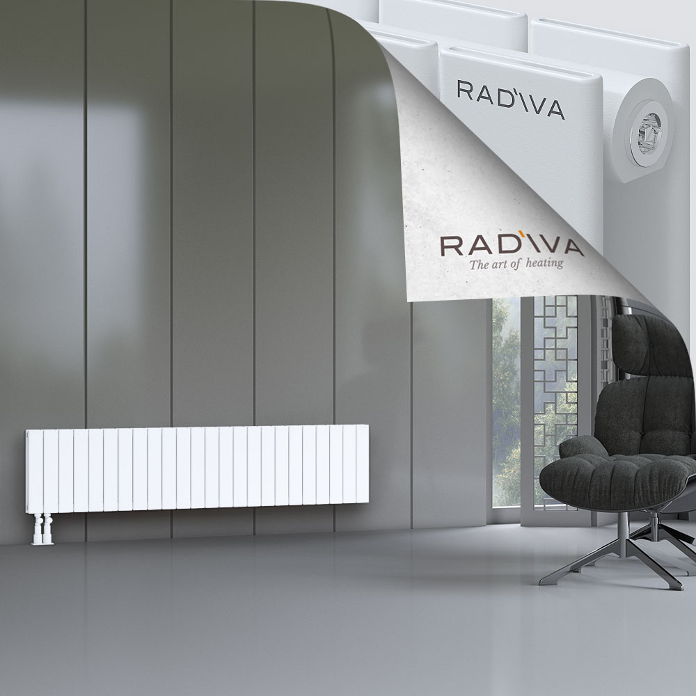 Oti Aluminium Radiator 400x1772 White - 4