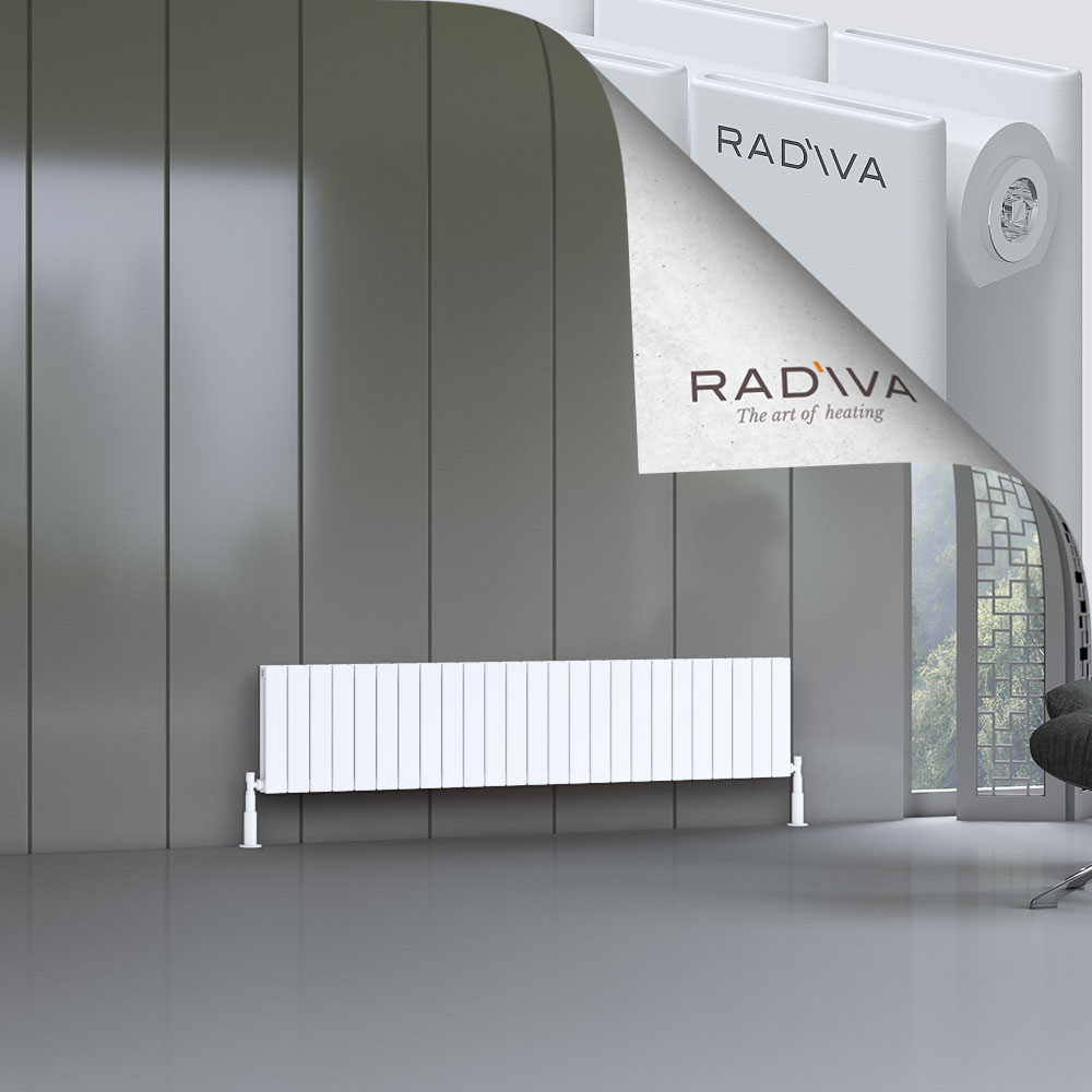 Oti Aluminium Radiator 400x1846 White - 1