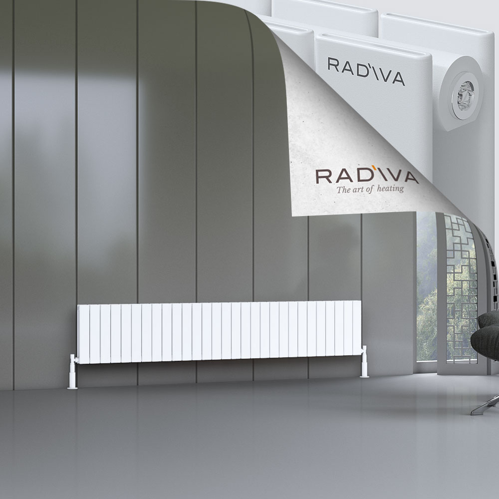 Oti Aluminium Radiator 400x2142 White - 1