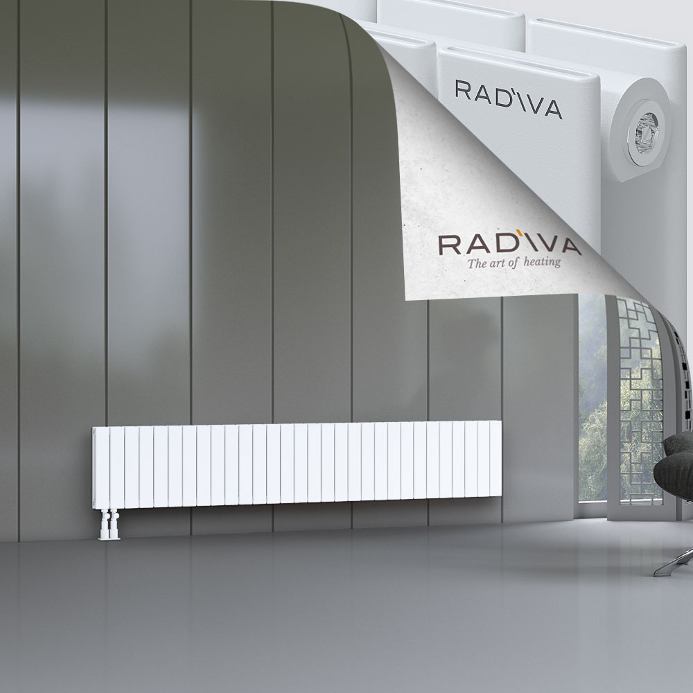 Oti Aluminium Radiator 400x2216 White - 4