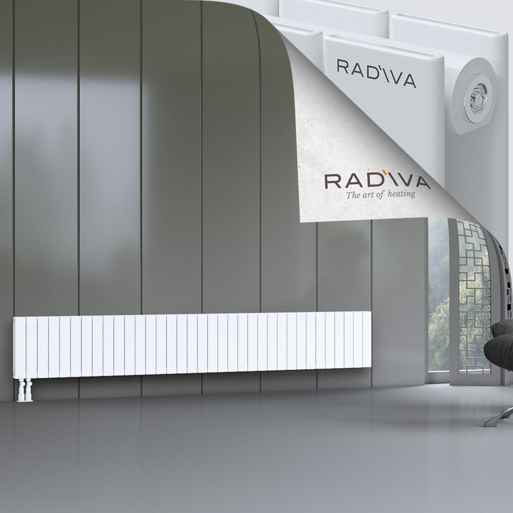 Oti Aluminium Radiator 400x2586 White - 4