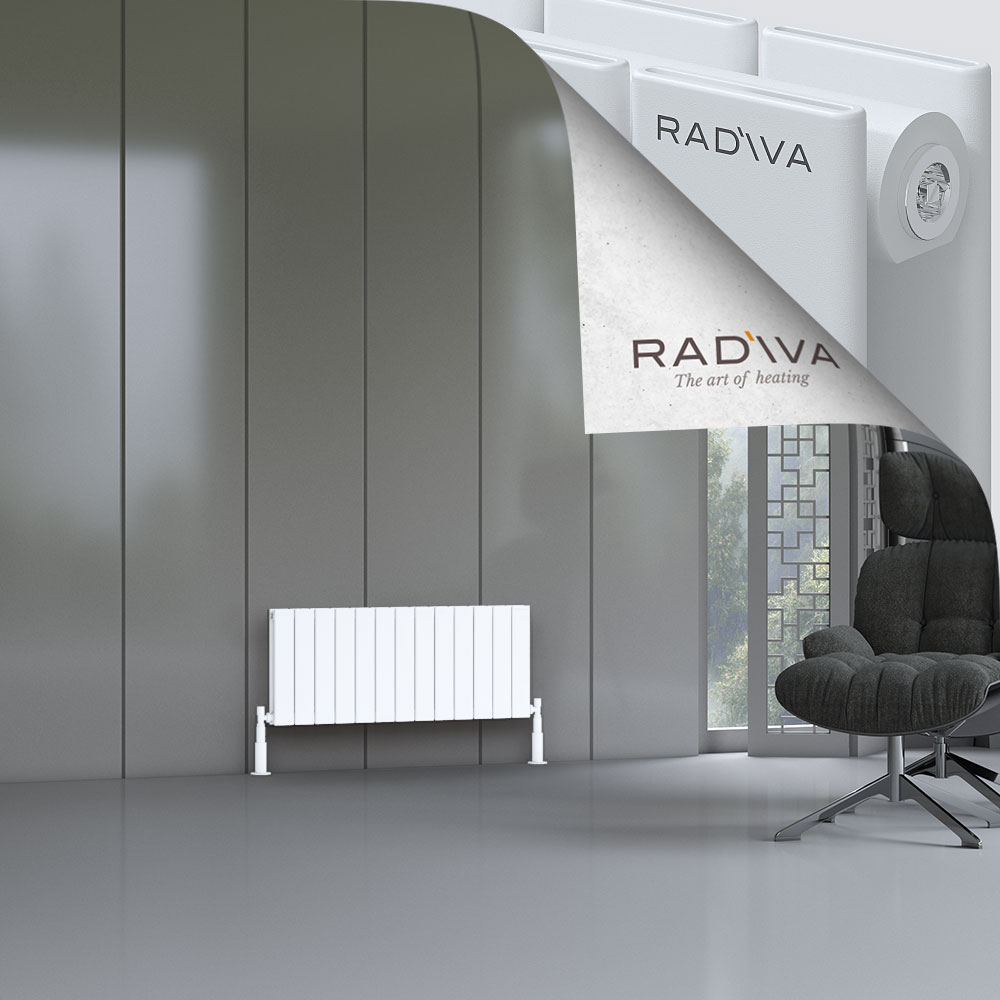 Oti Aluminium Radiator 400x958 White - 1
