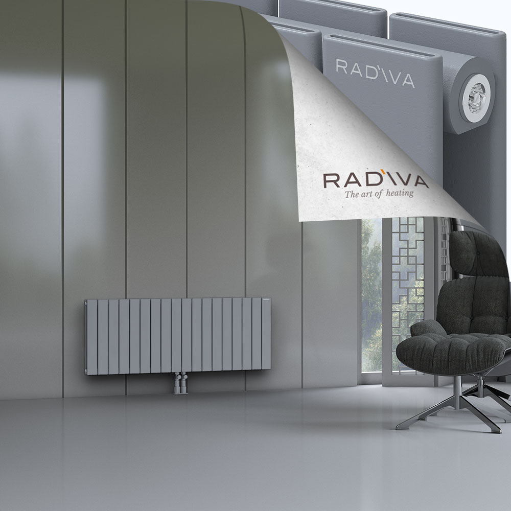Oti Aluminium Radiator 500x1328 Grey - 2