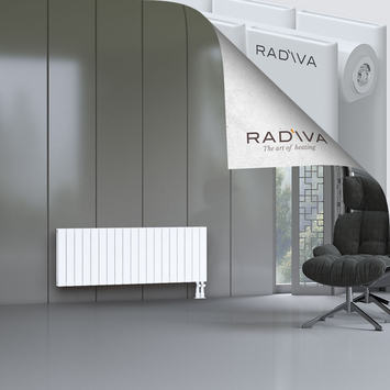 Oti Aluminium Radiator 500x1402 White Bottom Right 50mm