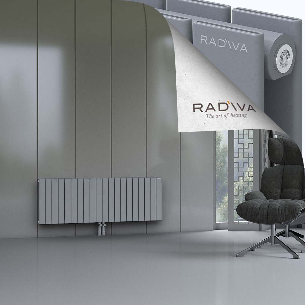 Oti Aluminium Radiator 500x1476 Grey - 2
