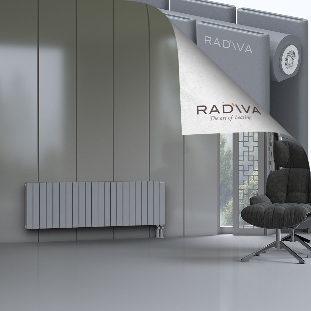 Oti Aluminium Radiator 500x1624 Grey - 3