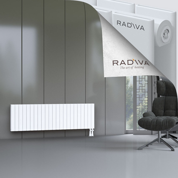 Oti Aluminium Radiator 500x1698 White Bottom Right 50mm