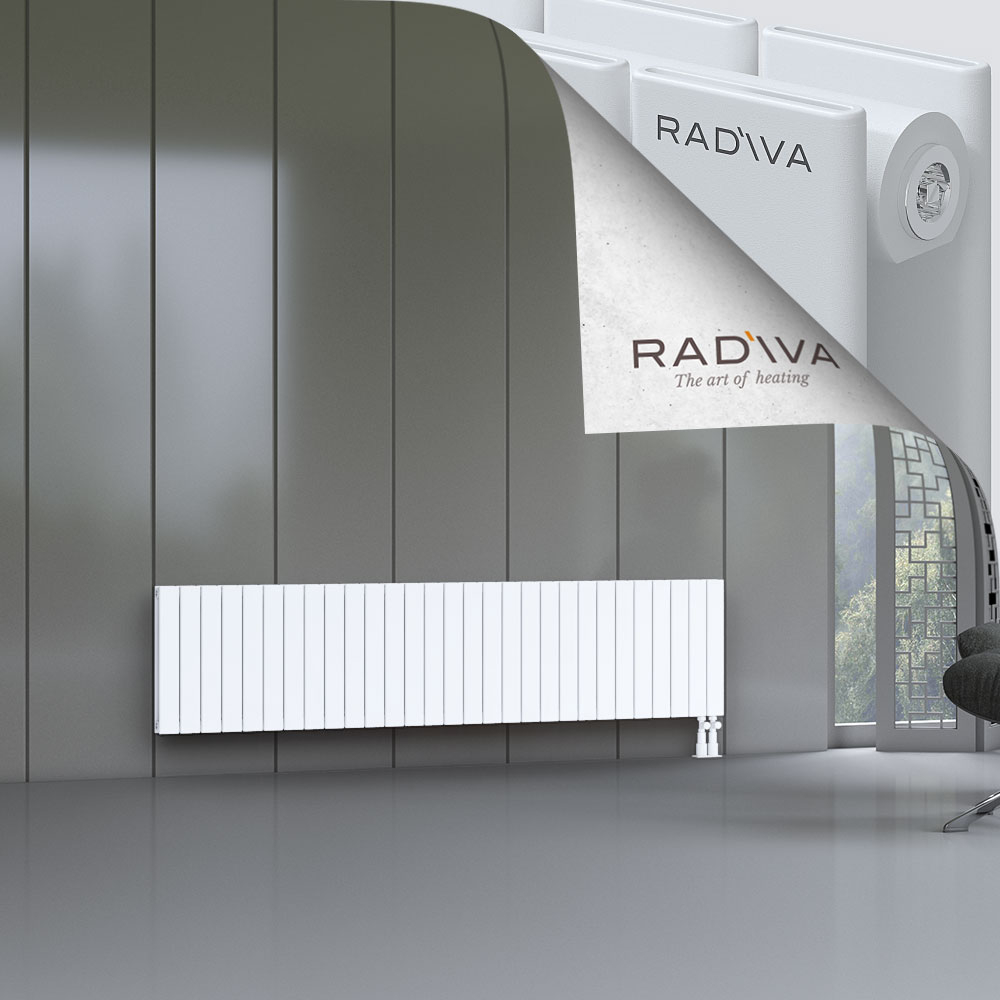 Oti Aluminium Radiator 500x2142 White - 3