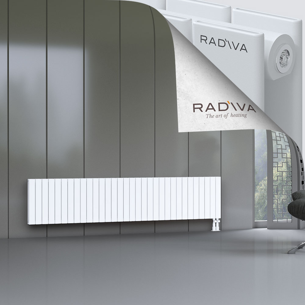 Oti Aluminium Radiator 500x2364 White - 3