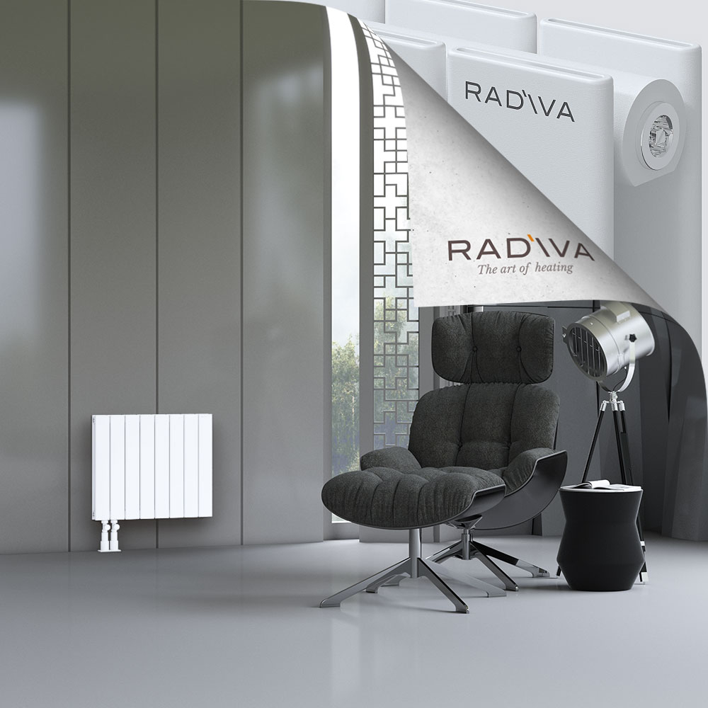 Oti Aluminium Radiator 500x588 White - 4