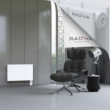Oti Aluminium Radiator 500x810 White Bottom Right 50mm