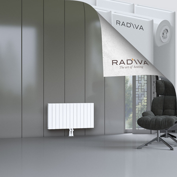 Oti Aluminium Radiator 500x958 White Bottom Middle 50mm