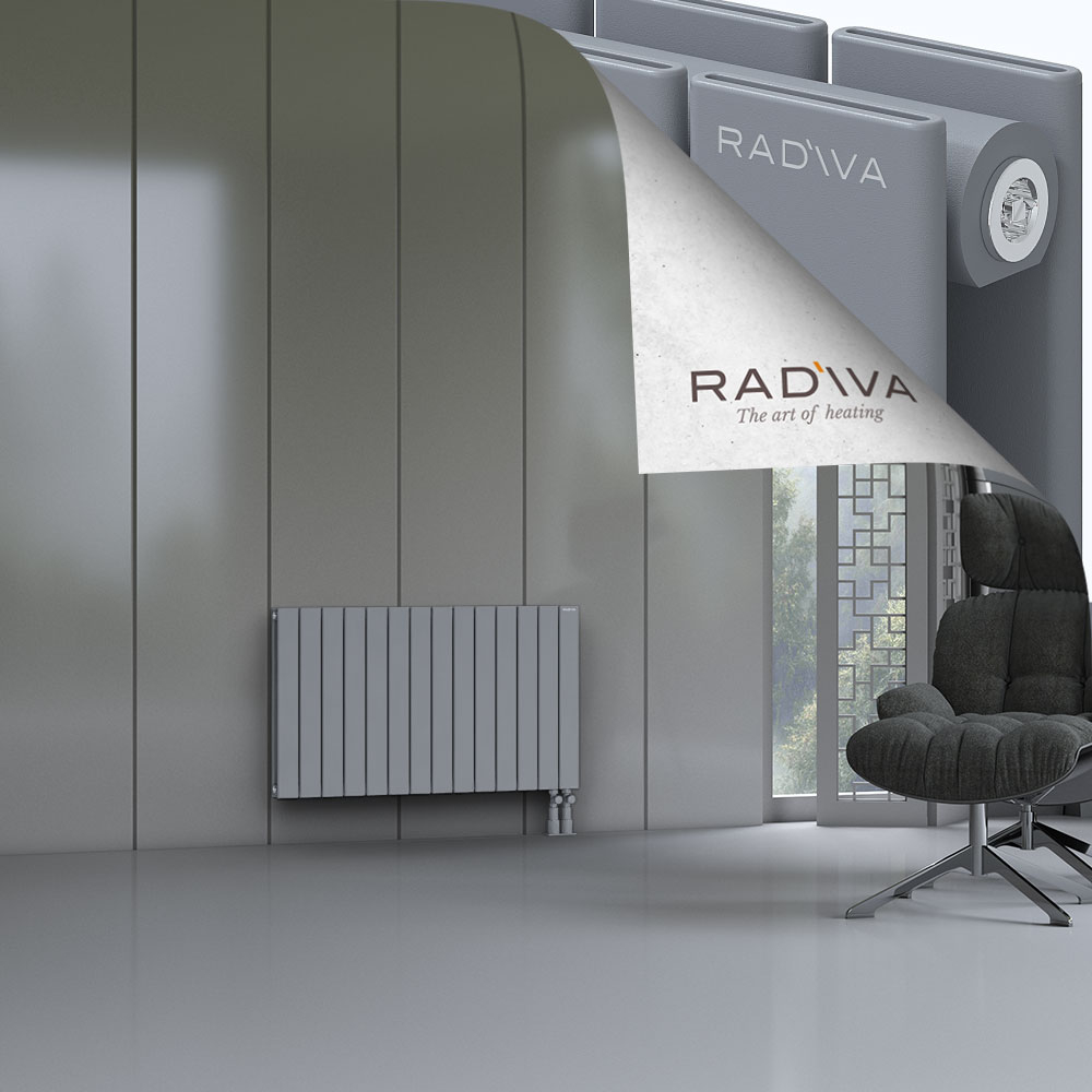 Oti Aluminium Radiator 600x1032 Grey - 3