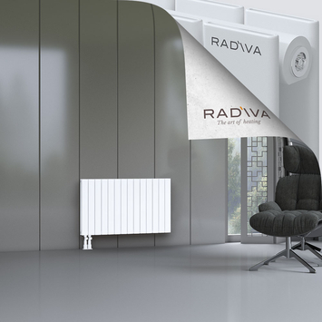 Oti Aluminium Radiator 600x1032 White Bottom Left 50mm
