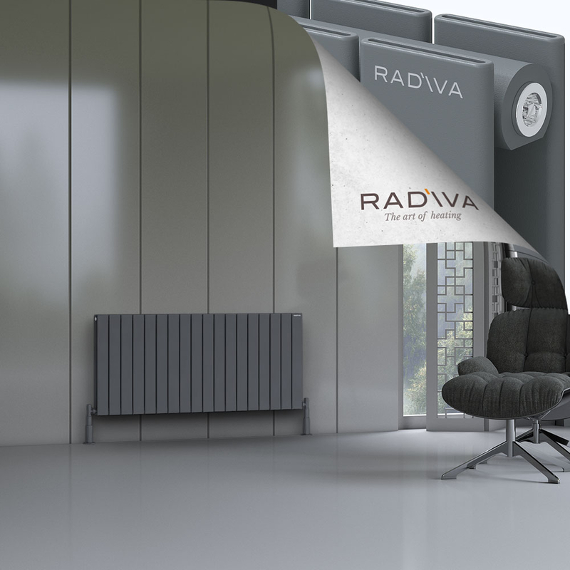Oti Aluminium Radiator 600x1328 Anthracite 