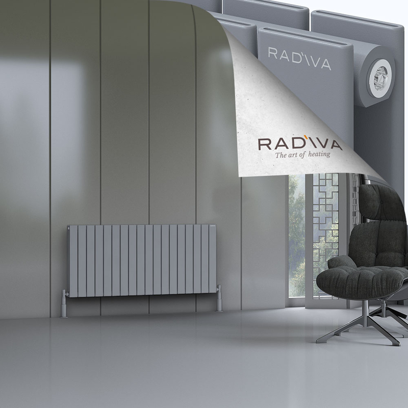 Oti Aluminium Radiator 600x1328 Grey 