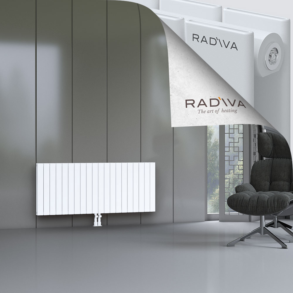Oti Aluminium Radiator 600x1476 White - 2