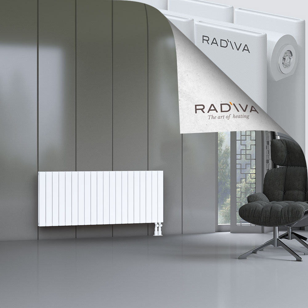 Oti Aluminium Radiator 600x1476 White - 3