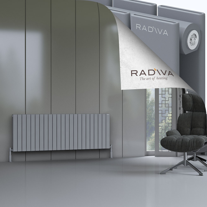 Oti Aluminium Radiator 600x1698 Grey 