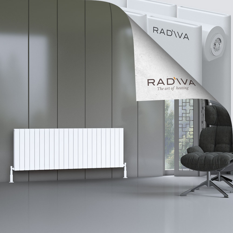 Oti Aluminium Radiator 600x1698 White 