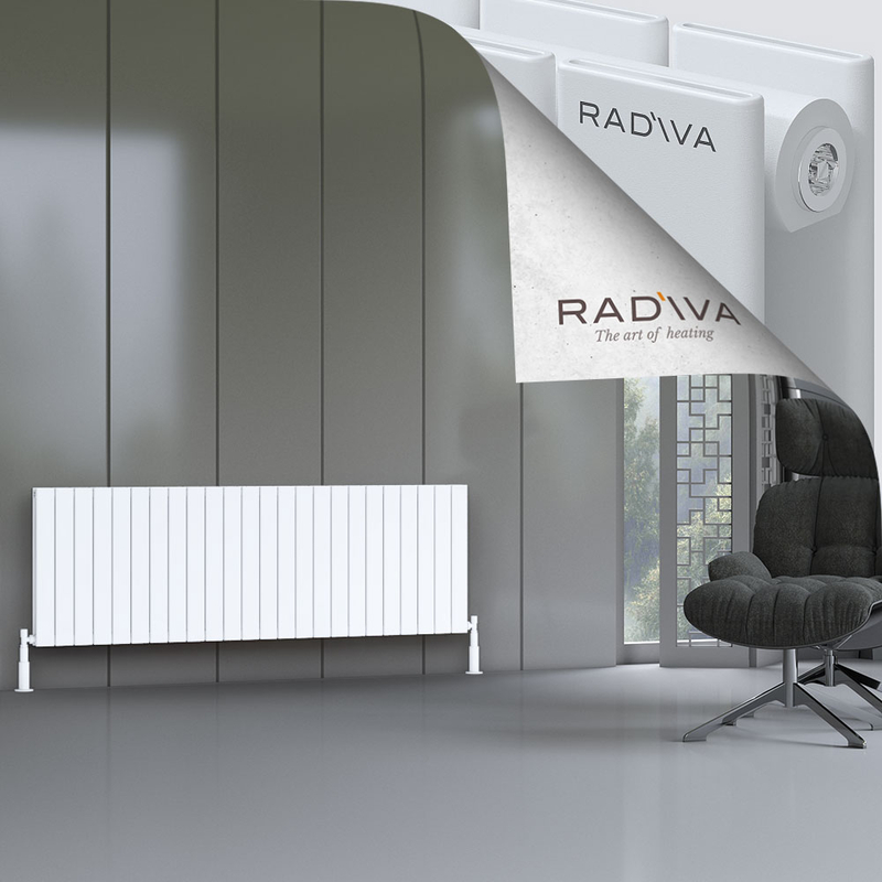 Oti Aluminium Radiator 600x1772 White 