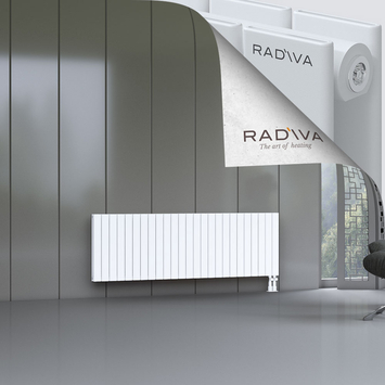 Oti Aluminium Radiator 600x1846 White Bottom Right 50mm